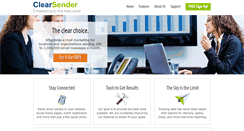 Desktop Screenshot of clearsender.com